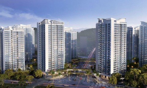  Morning view of MNN in front of Xiaohengqin Mountain (Rendering)