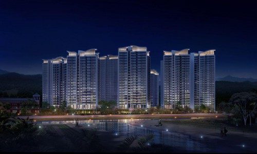 Night view of MNN in front of Xiaohengqin Mountain (Rendering)