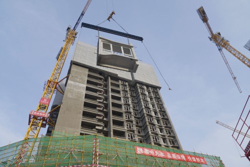 Macau New Neighbourhood adopts highly efficient, eco-friendly prefabrication method for construction